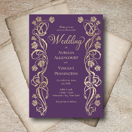 Convite Espada Real dos Rosas Medievais