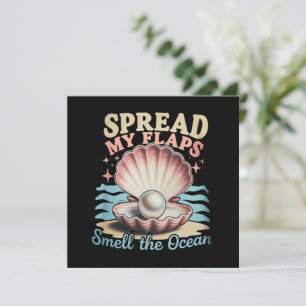 Convite Espalhe Minhas Asas Cheire O Oceano Engraçado Emba
