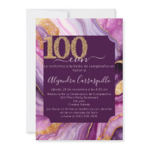 Espanha Gorgeous Agate 100ª Festa de aniversário