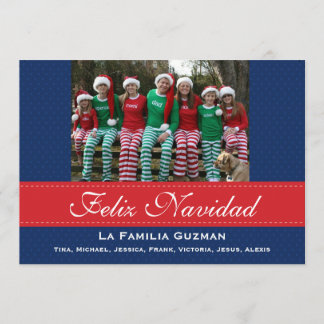 Convite Espanhol-Feliz Navidad / Natal Espanhol