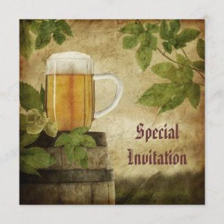 Convite especial à cerveja