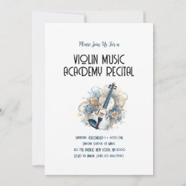 Convite Especial da Academia de Música Violina Considerand