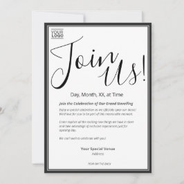 Convite Especial para o Evento de Grande Inauguraç