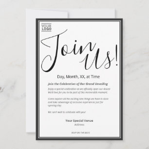 Convite Especial para o Evento de Grande Inauguraç