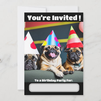 Convite especial para Pug
