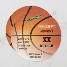 Convite Especial Super Orçamento de Basquete