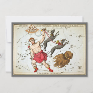 Convite Espelho da Urânia, Mapa Celestial da Astronomia Vi