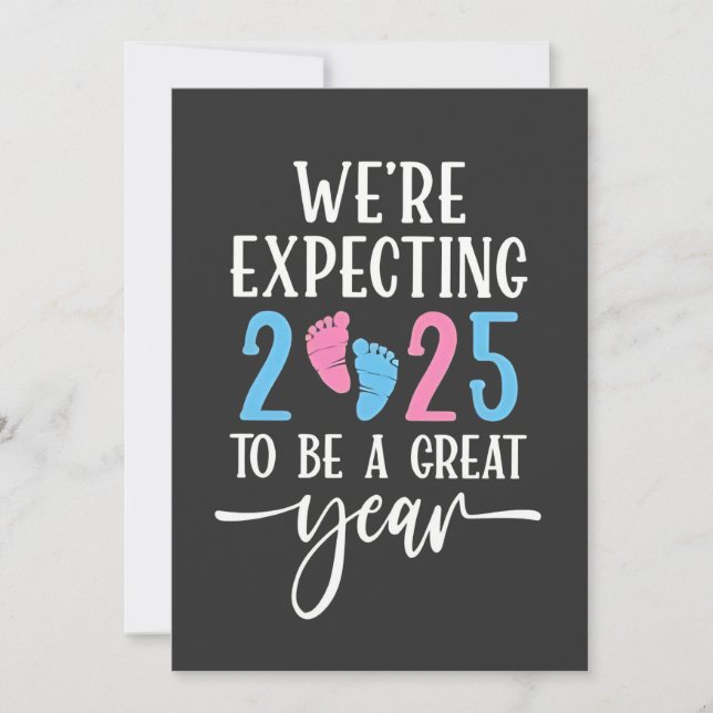 Convite Esperamos que 2025 seja Casal ano (Frente)