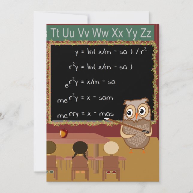 Convite Esperança de Natal da Matemática (Frente)