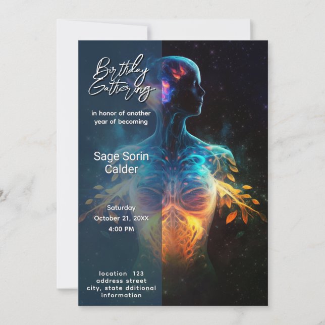 Convite Esperança Viva | Energia Espiritual (Frente)