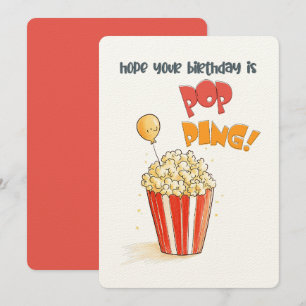 Convite Espero que o teu aniversário esteja a rebentar!   