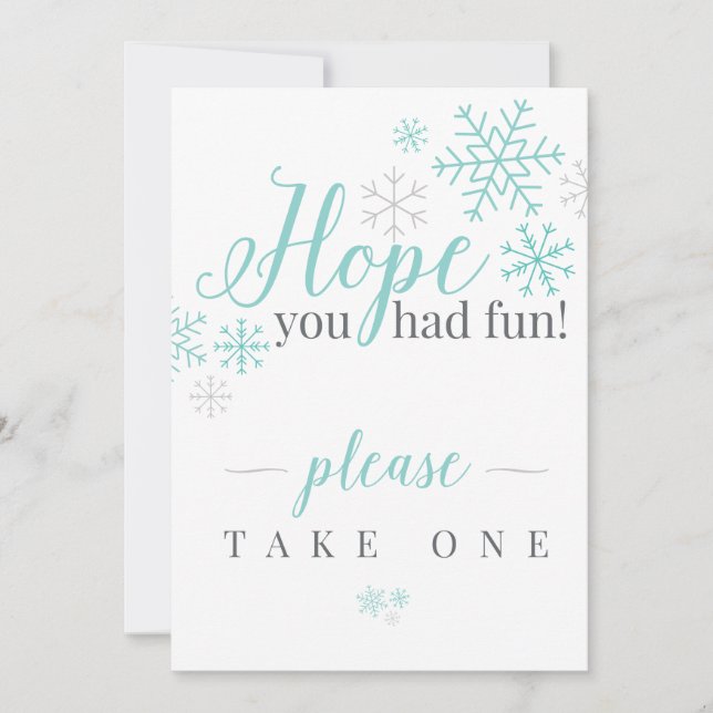 Convite Espero que se tenha divertido (Frente)