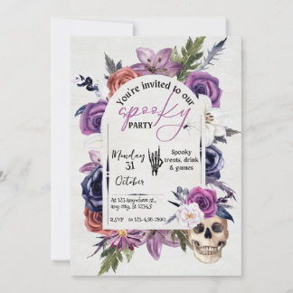 Convite Espetacular Assustador - Junte-se a Nós se Você Ou