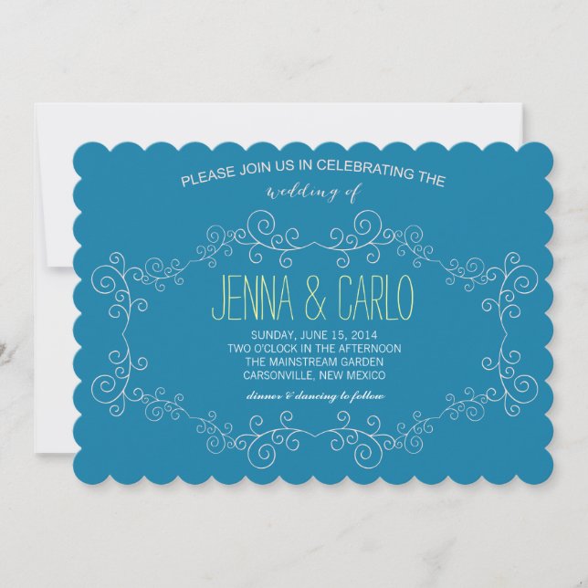 Convite espiral (Frente)