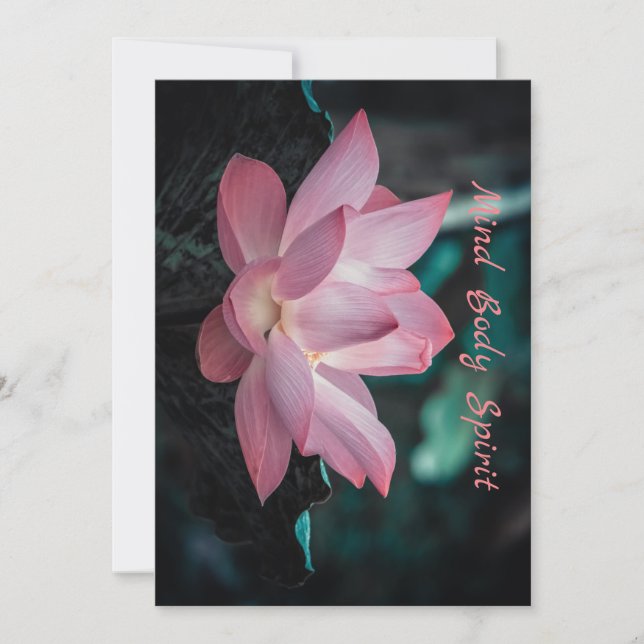 Convite Espírito de Mente Personalizada Travesseiro de Flo (Frente)