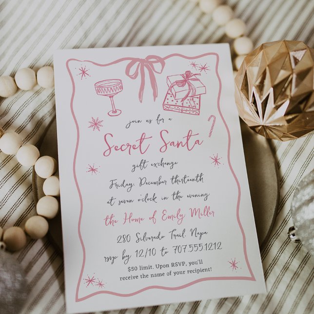 Convite Espíritos brilhantes | Festa de Natal de Papais no (Criador carregado)