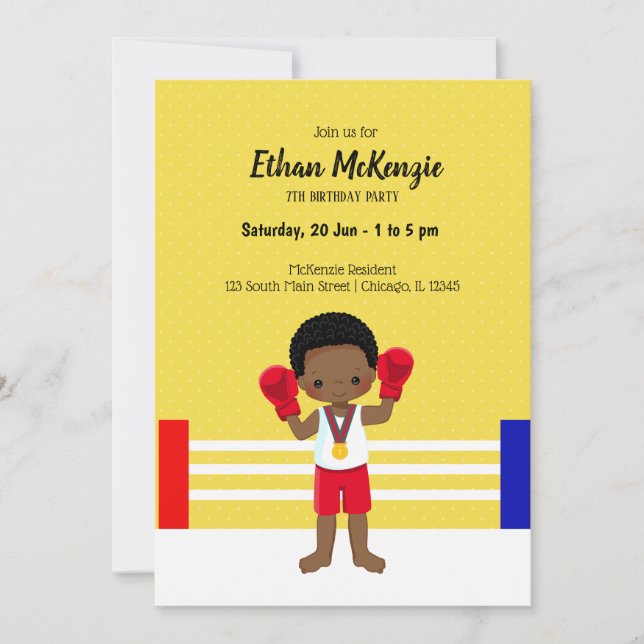 Convite Esporte Kickboxing (Frente)