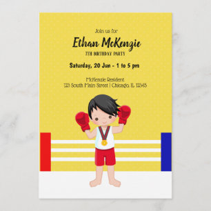 Convite Esporte kickboxing