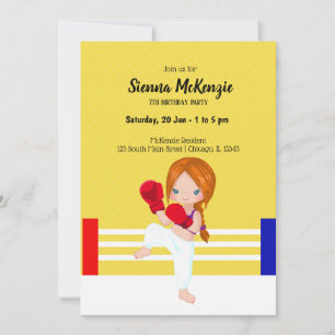 Convite Esporte kickboxing