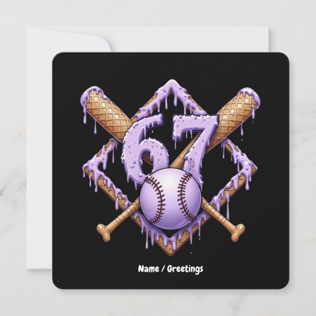 Convite Esportes Retro Engraçados Com Memória De Baseball  (Frente)