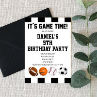 Esportivo, é hora do jogo! Festa de aniversário