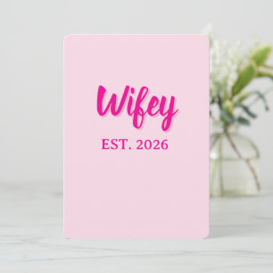 Convite Esposa est. 2026