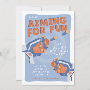 Convite Espuma-dardos design