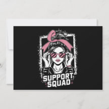 Esquadrão de Apoio Desarrumado Bun Rosa Guerreira