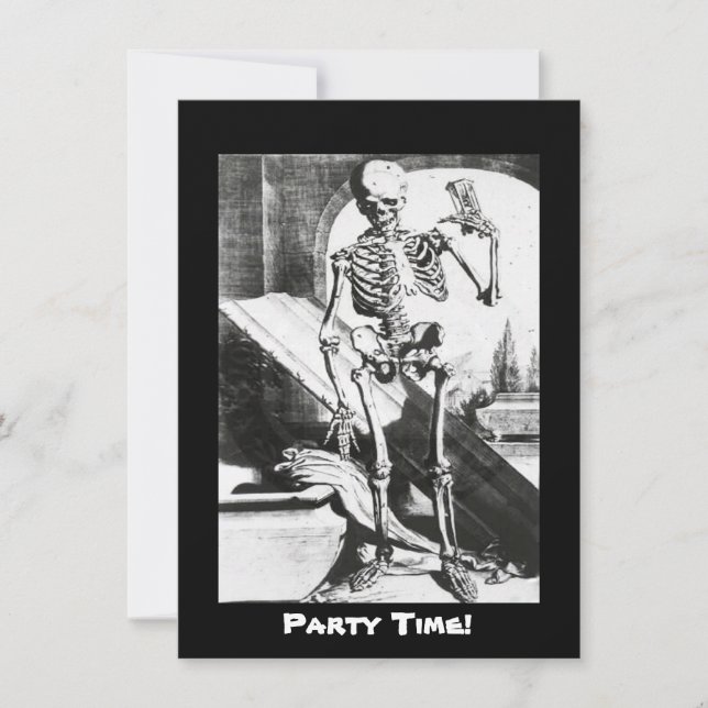 Convite Esqueleto da Anatomia Humani Corporis (Frente)