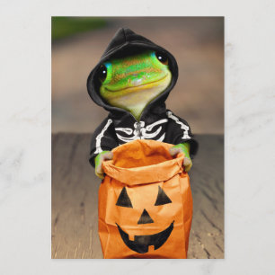 Convite Esqueleto de Gecko