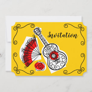 Convite Esquemas de Souvenirs em espanhol Convocação hor