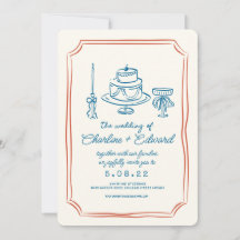 Esse é um casamento de desenho engraçado