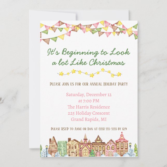 Convite Está começando a se parecer muito com a festa de N (Frente)