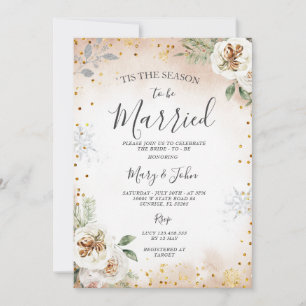 Convite Esta é a estação a casar com Winter Floral