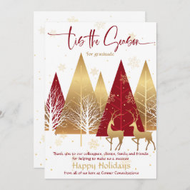 Convite Esta é a estação Red Stylized Business Appreciatio