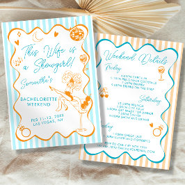 Convite Esta Esposa É Uma Itinerária Da Bachelorette Da Sh