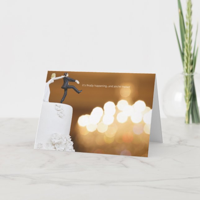 Convite Está finalmente acontecendo...e você está convidad (Frente)