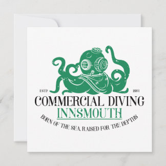 Convite Estalagens de Mergulho Comercial de Innsmouth