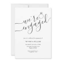 Estamos envolvidos com a festa de noivado de fotos