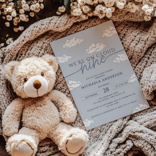 Convite Estamos no Chá de fraldas das Nuvens Nona Mão Dese