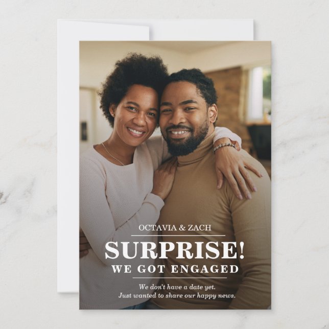 Convite Estamos no lançamento do Noivado de fotos (Frente)