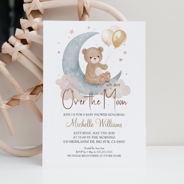 Convite Estamos Sobre O Chá de fraldas Das Estrelas Do Urs (Criador carregado)