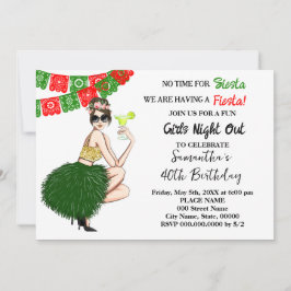 Convite Estamos tendo um aniversário de fiesta