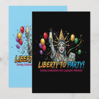 Estátua da Liberdade para Festa de Celebração 
