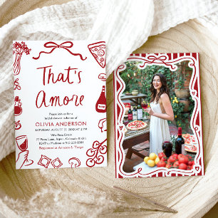 Convite Este é o Chá de panela de pizza italiana