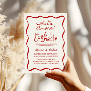 Convite Este é o Janto de ensaio italiano desenhado à mão