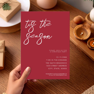 Convite Este É O Mínimo Festa De Natal Moderno Da Estação