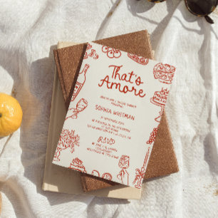 Convite Este é um Chá de panela mais vermelho ilustrado