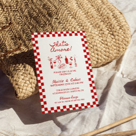 Convite Este é um Janto de ensaio italiano