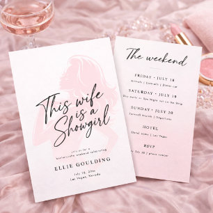 Convite Este Fim de Semana de Despedida de Solteira é de u